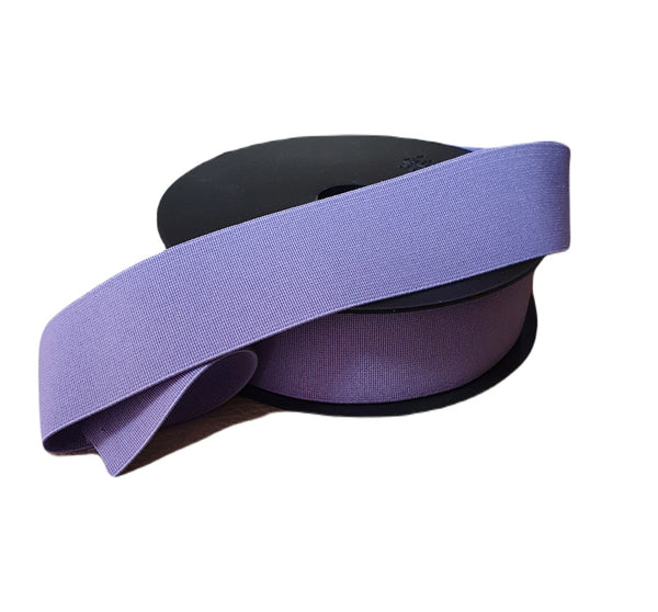 Elastico colorato morbido e resistente 40 mm per intimo boxer-slip e tute sportive glicine
