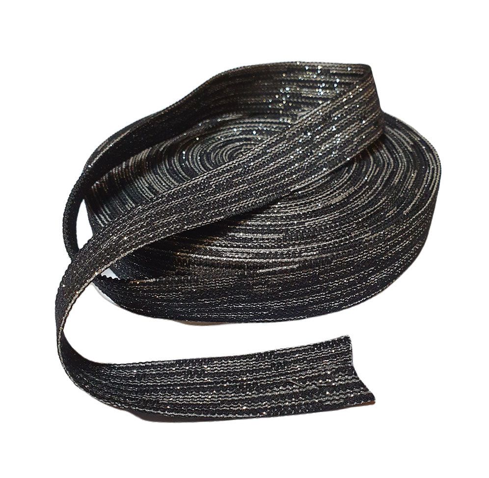 Bordo maglia nero e argento 101/NPL0292